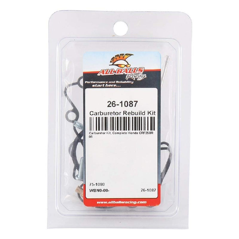 All Balls 26-1087 Carburetor Repair Kit (26-1087 Honda CRF250R 2006) - Image 4